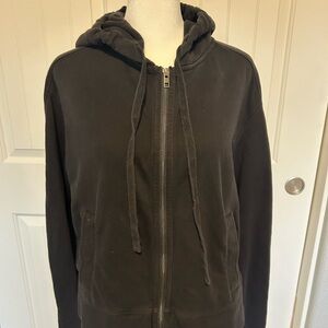 Vince Black Hoodie Jacket